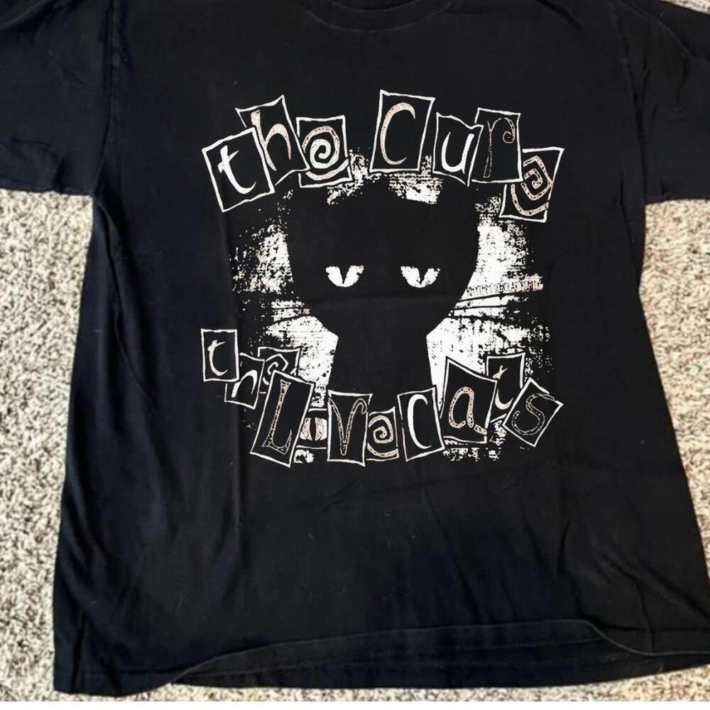 The Cure Cruelty Of Cats Black And White Band Tee